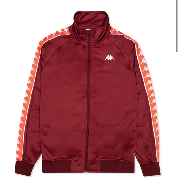 KAPPA 222 BANDA ANNISTON TRACK JACKET - RED DAHLIA/ORANGE FLAME - Large - Picture 10 of 10